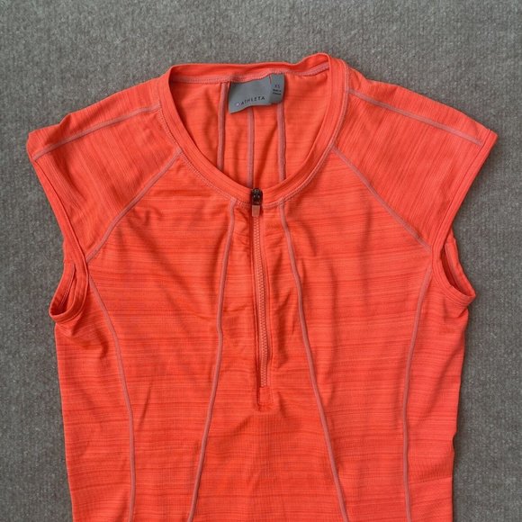 Athleta Tank Tops Womens XS Purple Orange Teal Lot of 3 Active Workout Shirts - Picture 6 of 11